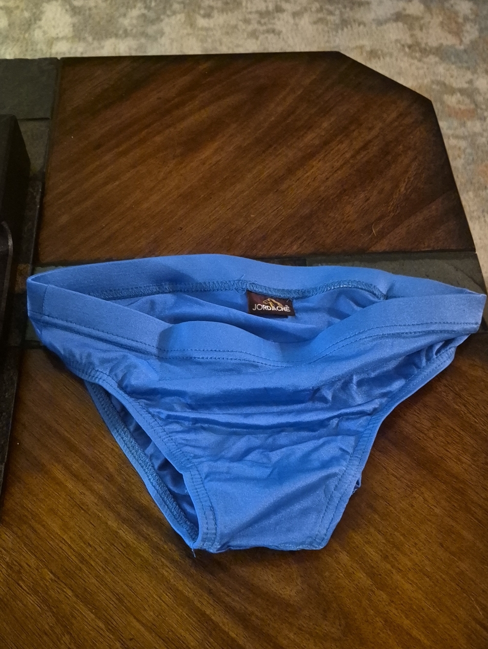 Vuntage 70s Jordache Bright Blue Men's Bikini Briefs Size Small Nwot